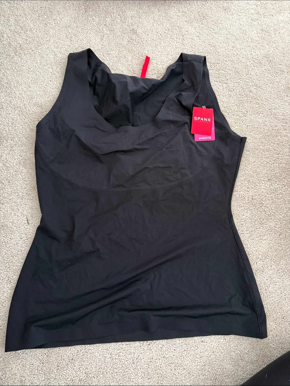 SPANX Black Seamless Shaping Tank Top NWT 1x